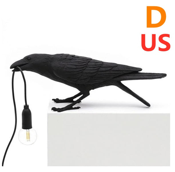 Auspicious Bird Resin Wall Lamp Decoration