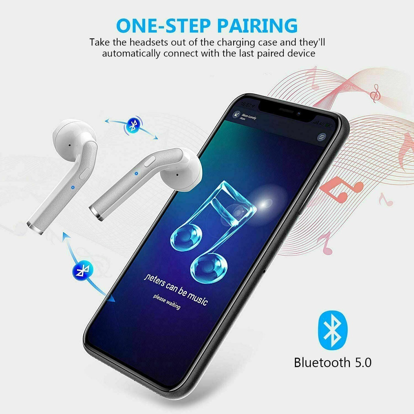 Unleash the Beat: Waterproof, Wireless, Noise-Cancelling Earbuds with Blazing Bluetooth 5.0